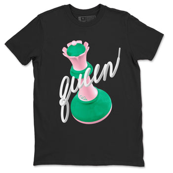 Dunk Low Medium Soft Pink Malachite shirt to match jordans 3D Queen sneaker tees Dunk Retro SE Medium Soft Pink Malachite SNRT Sneaker Release Tees unisex cotton Black 2 crew neck shirt