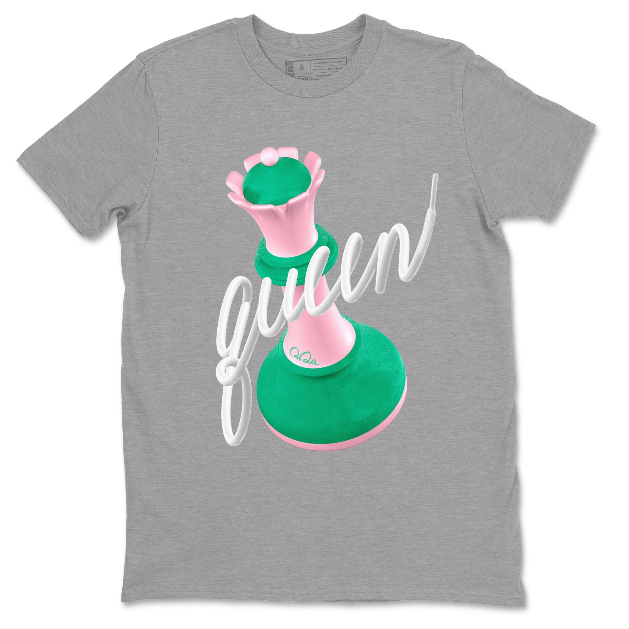 Dunk Low Medium Soft Pink Malachite shirt to match jordans 3D Queen sneaker tees Dunk Retro SE Medium Soft Pink Malachite SNRT Sneaker Release Tees unisex cotton Heather Grey 2 crew neck shirt