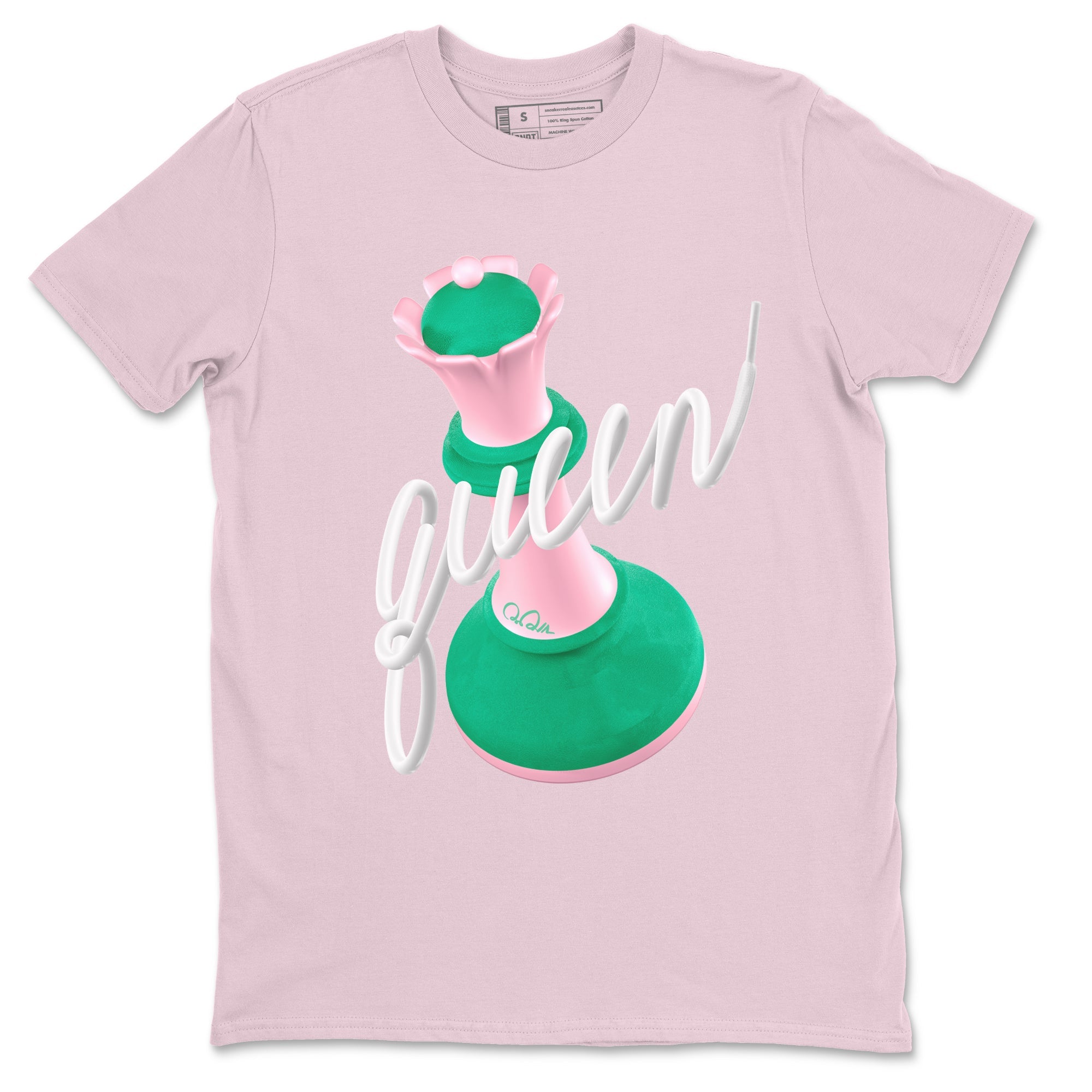 Dunk Low Medium Soft Pink Malachite shirt to match jordans 3D Queen sneaker tees Dunk Retro SE Medium Soft Pink Malachite SNRT Sneaker Release Tees unisex cotton Pink 2 crew neck shirt