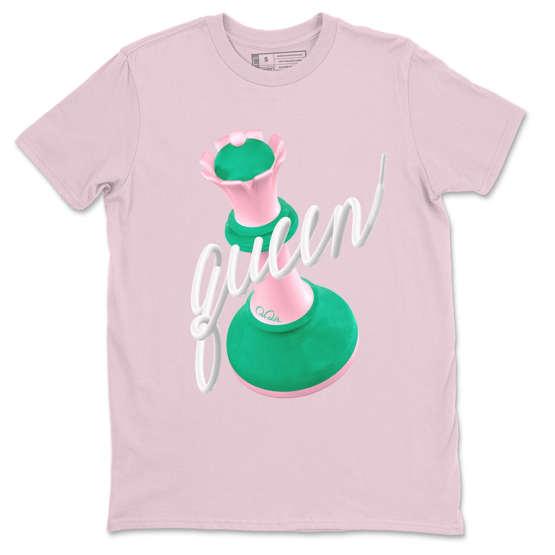 Dunk Low Medium Soft Pink Malachite shirt to match jordans 3D Queen sneaker tees Dunk Retro SE Medium Soft Pink Malachite SNRT Sneaker Release Tees unisex cotton Pink 2 crew neck shirt