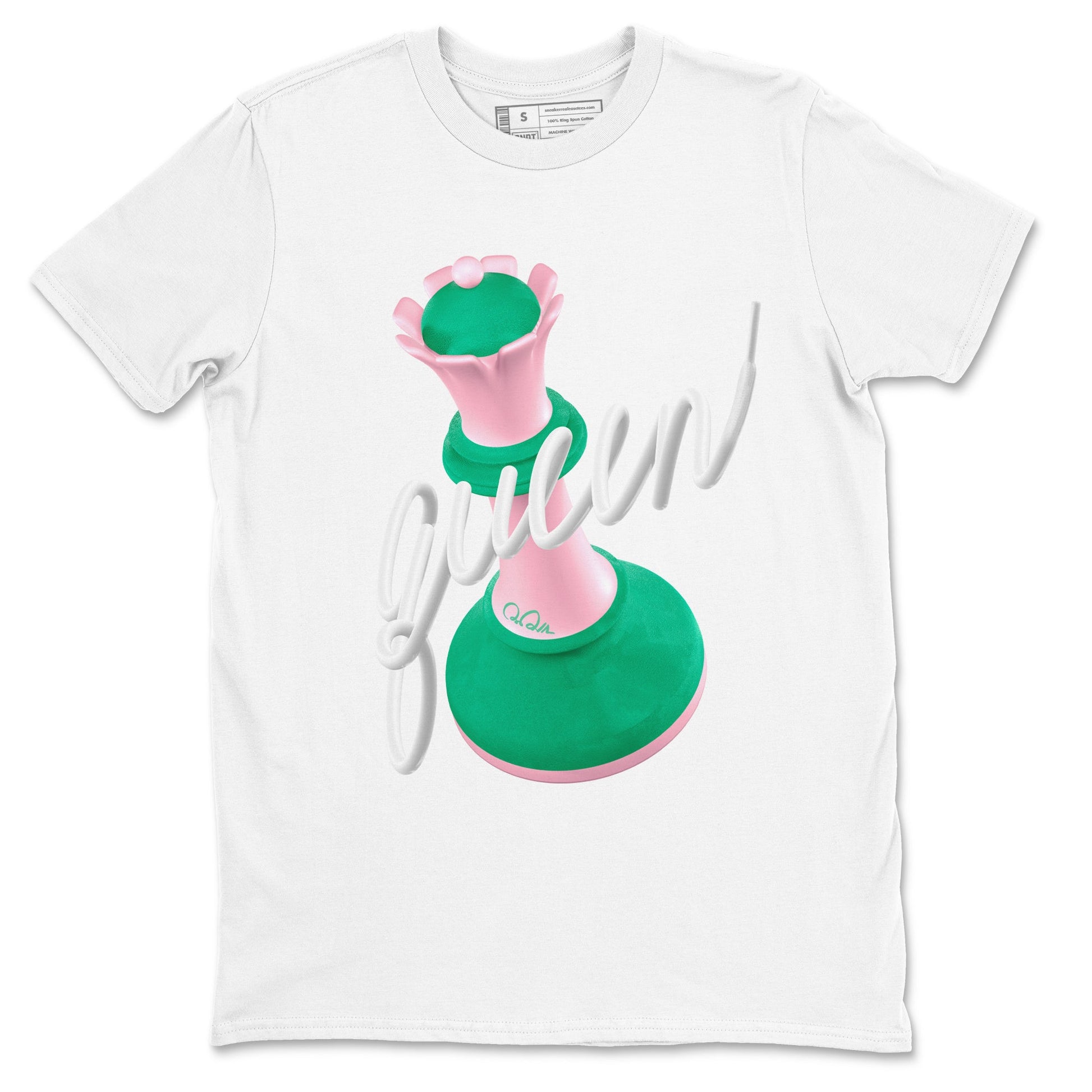 Dunk Low Medium Soft Pink Malachite shirt to match jordans 3D Queen sneaker tees Dunk Retro SE Medium Soft Pink Malachite SNRT Sneaker Release Tees unisex cotton White 2 crew neck shirt