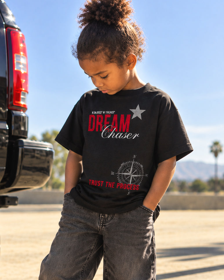 Dream Chaser SNRT Sneaker Tees Kids - Air Jordan 4 Toro Bravo