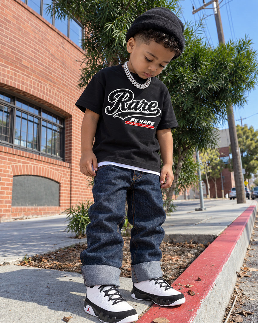 be rare kids Graphic T-Shirt matched air jordan 9 space jam