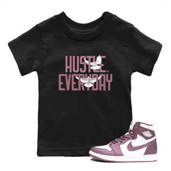Daily Hustle SNRT Sneaker Tee Kids - Air Jordan 1 Mauve - SNRT Sneaker Tee