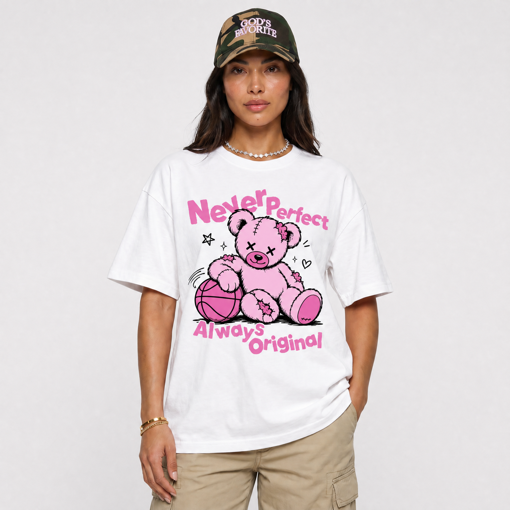 Never Perfect Always Original Premium Graphic T-shirt - Air Jordan 6 Playful Pink