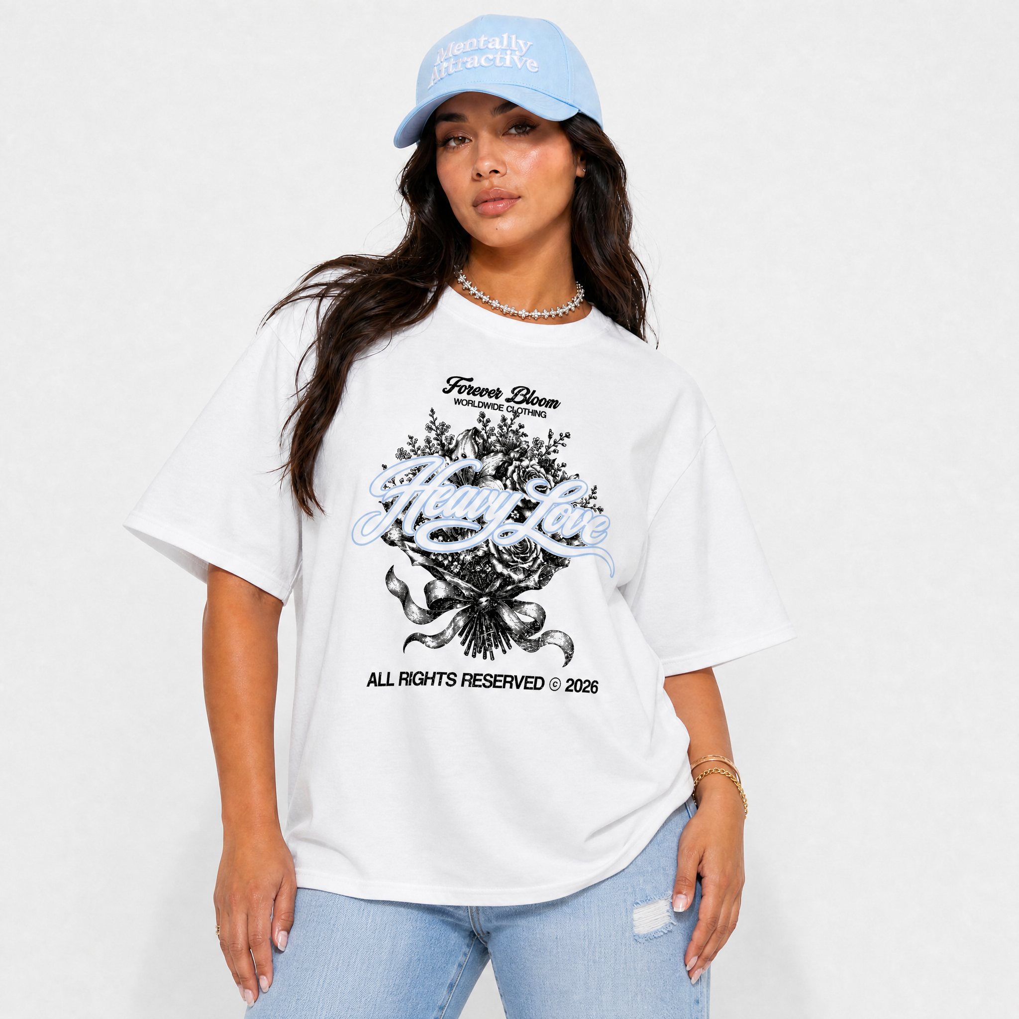 Heavy Love Premium Graphic T-shirt - Air Jordan 6 Black And White