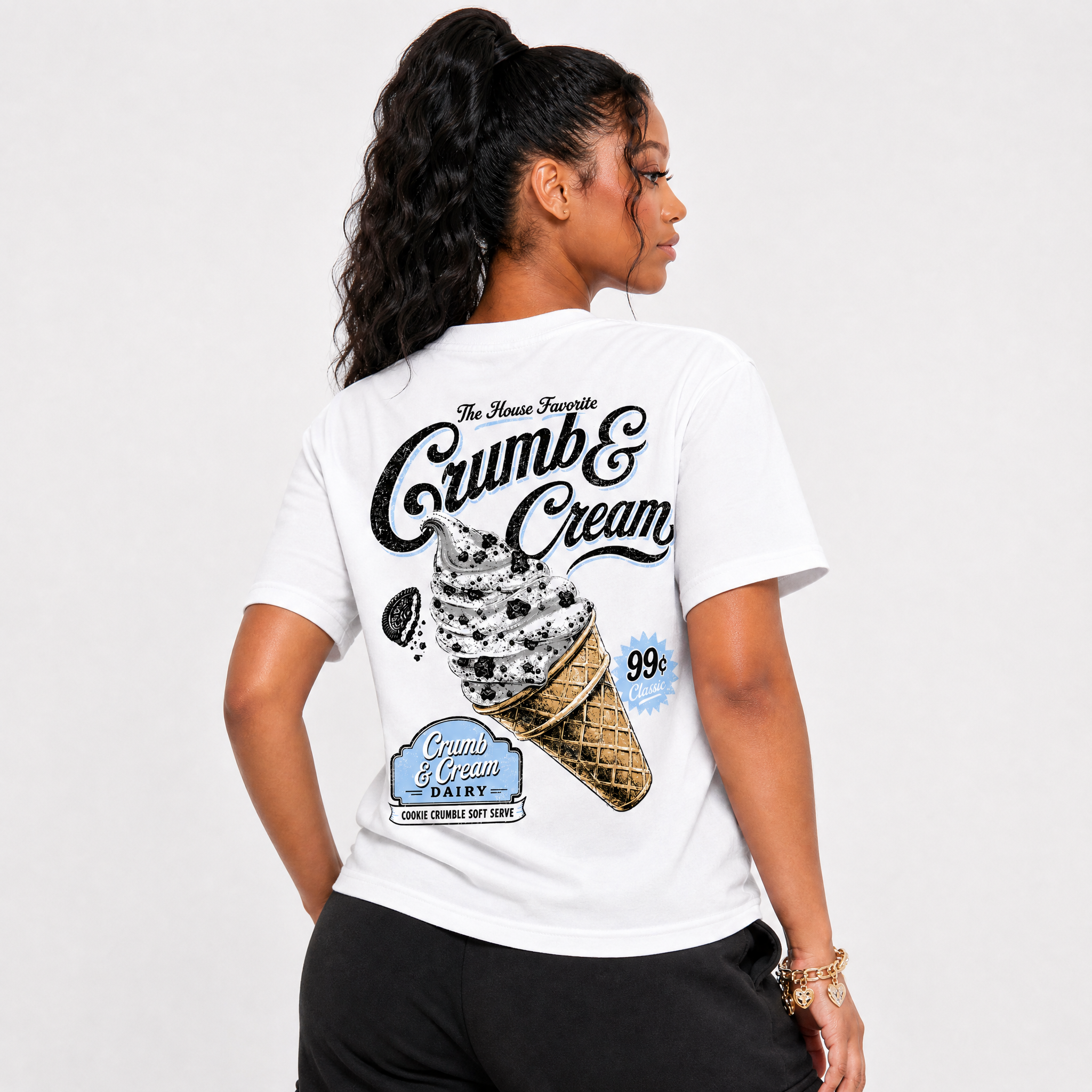 House Favorite Premium Graphic Tee - Air Jordan 6 Black And White