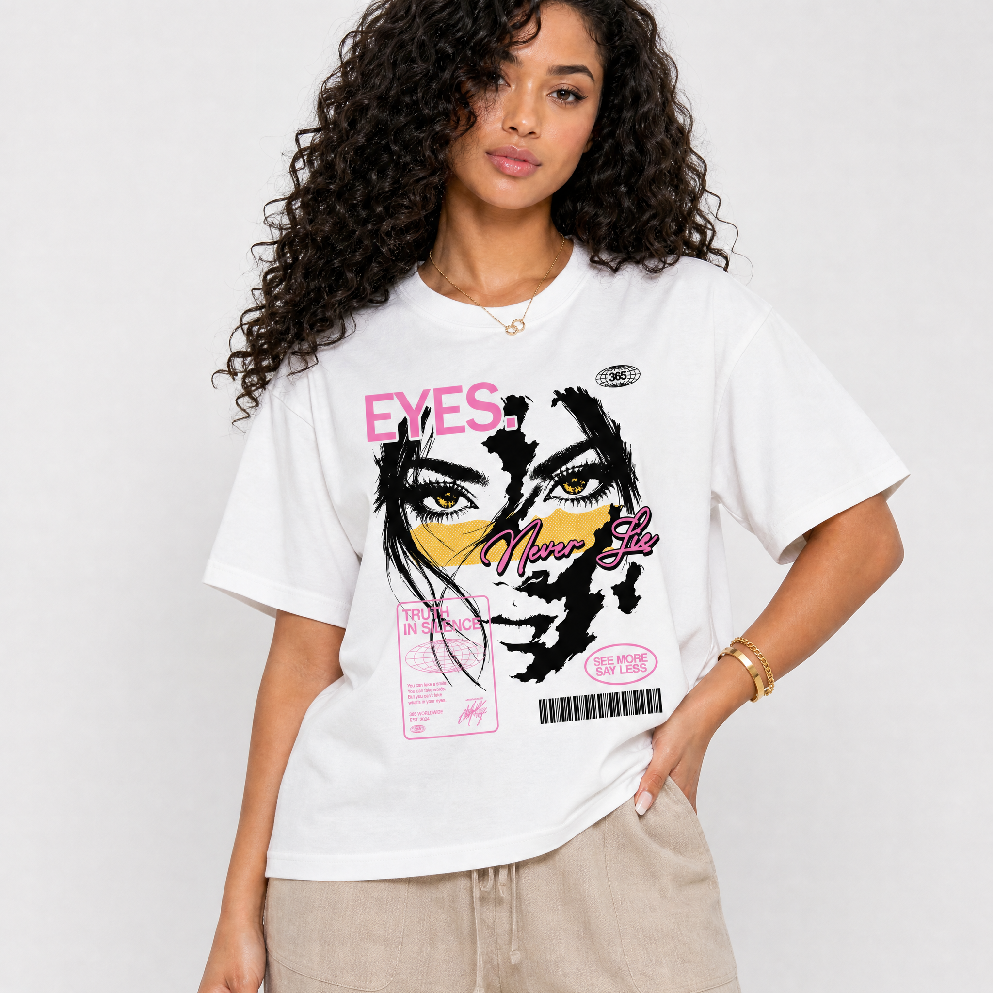 Eyes Never Lie Premium Graphic T-shirt - Air Jordan 4 Comic