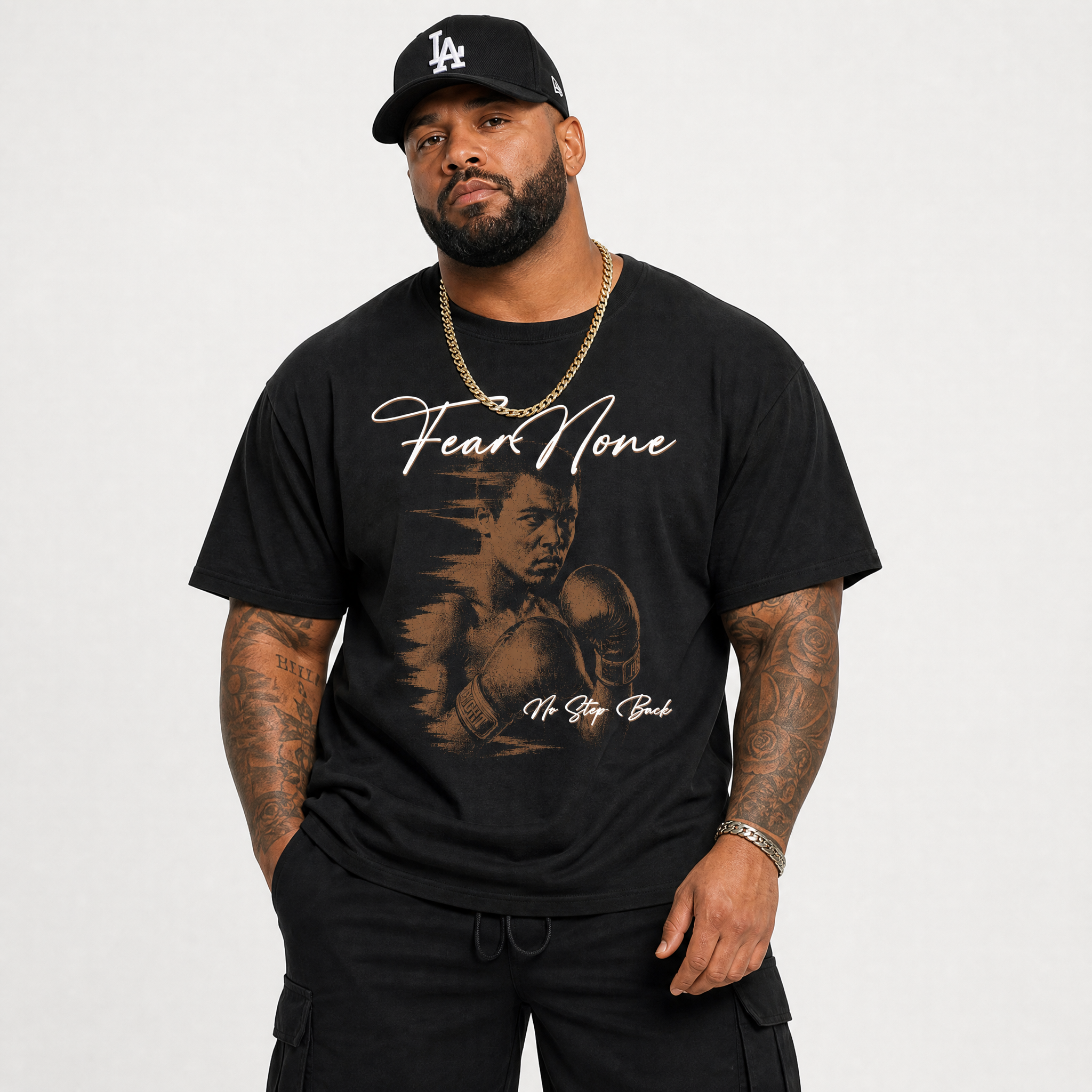 Fear None Premium Graphic T-shirt - Air Max 90 Shadow Brown