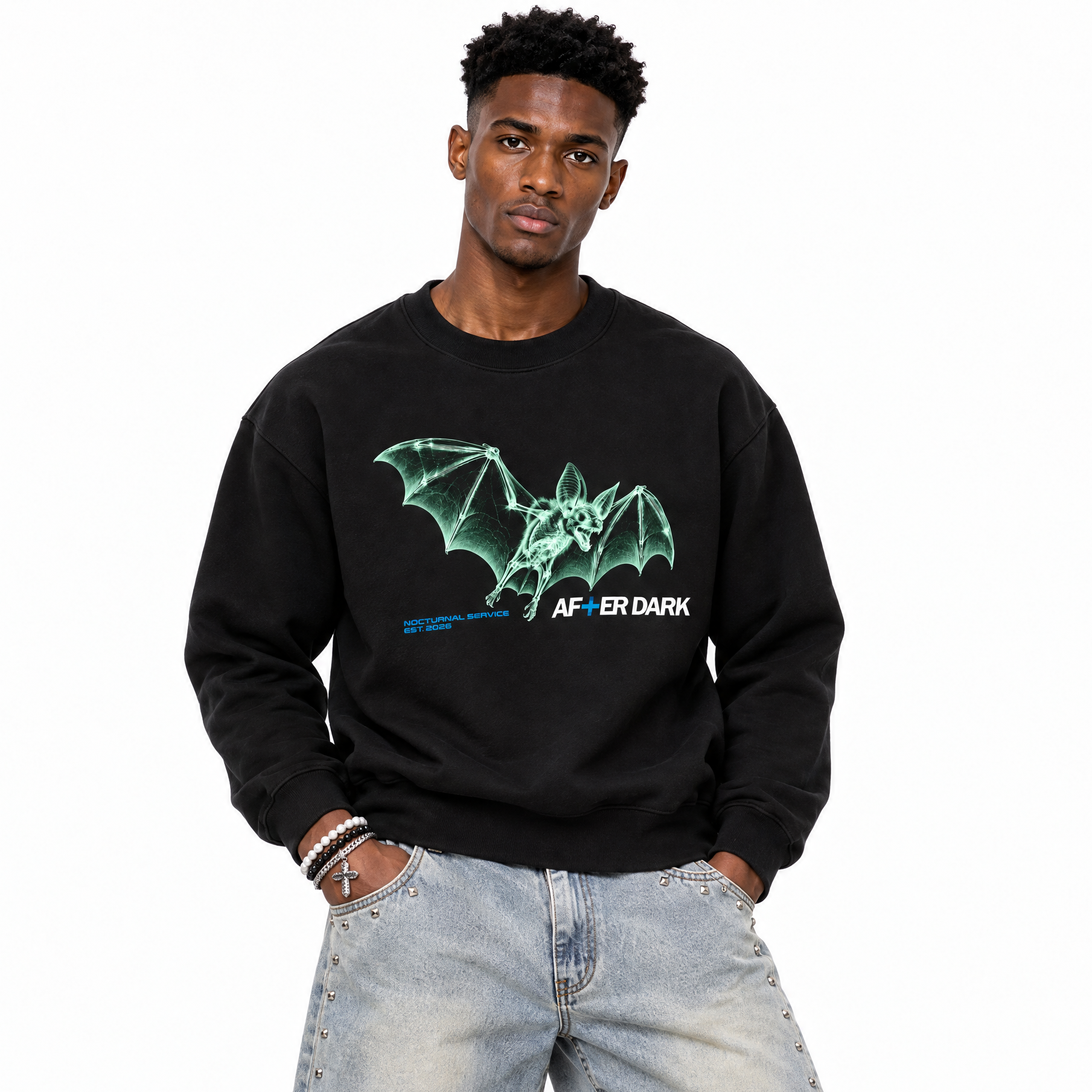 After Dark Air Jordan 12 Summit Green Matching Graphic Sweatshirt