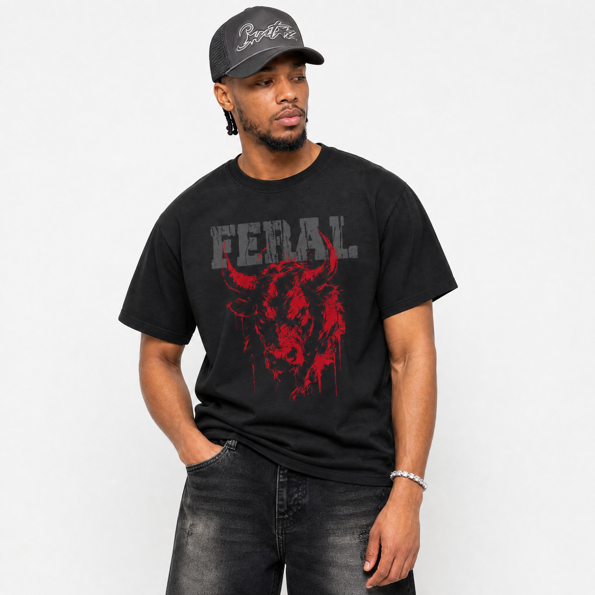 Feral Premium Graphic T-shirt - SNRT Sneaker T-shirts