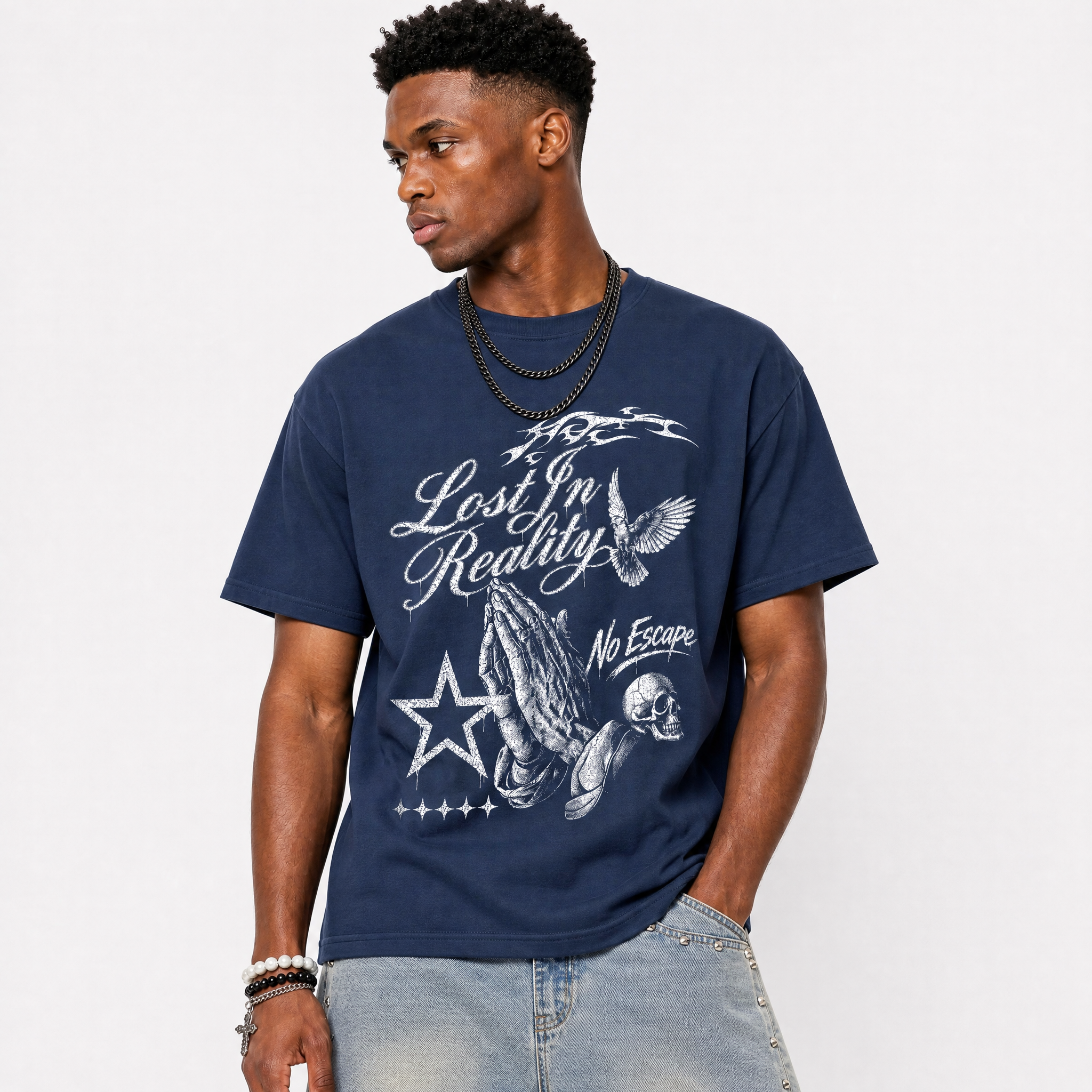 Lost in Reality Premium Graphic T-shirt - SNRT Sneaker T-shirts
