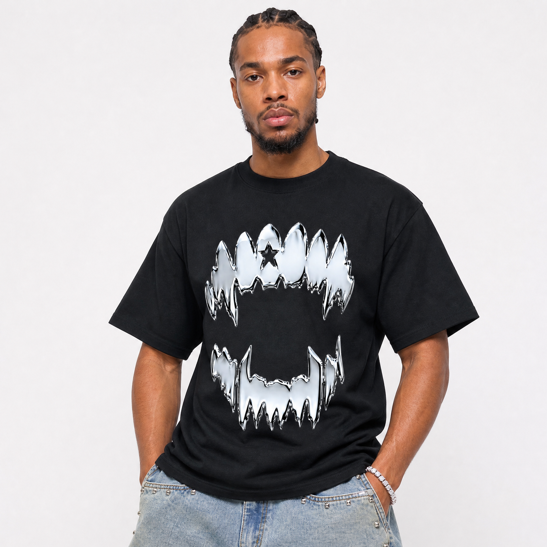 Chrome Grill Premium Graphic T-shirt