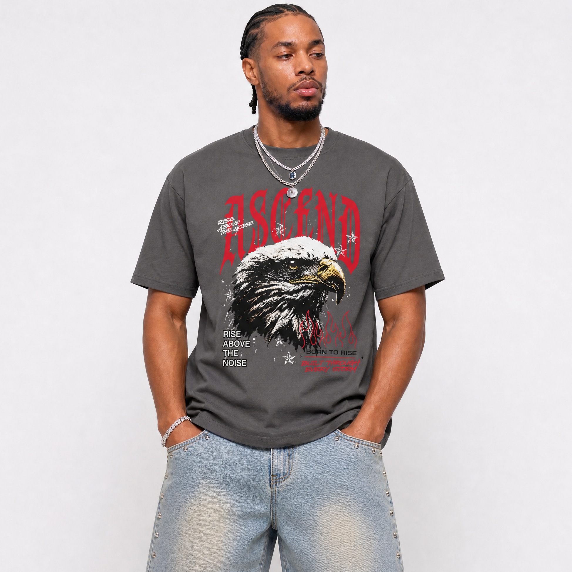 Ascend Beyond Premium Graphic T-shirt