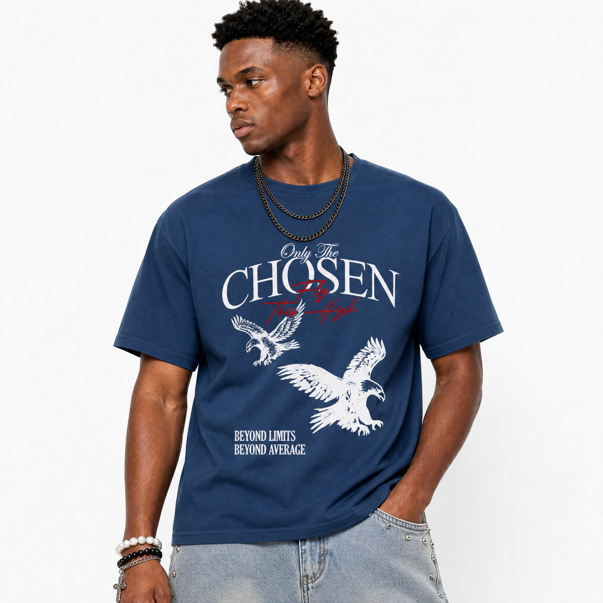 Only The Chosen Fly This High Premium Graphic T-shirt - SNRT Sneaker T-shirts