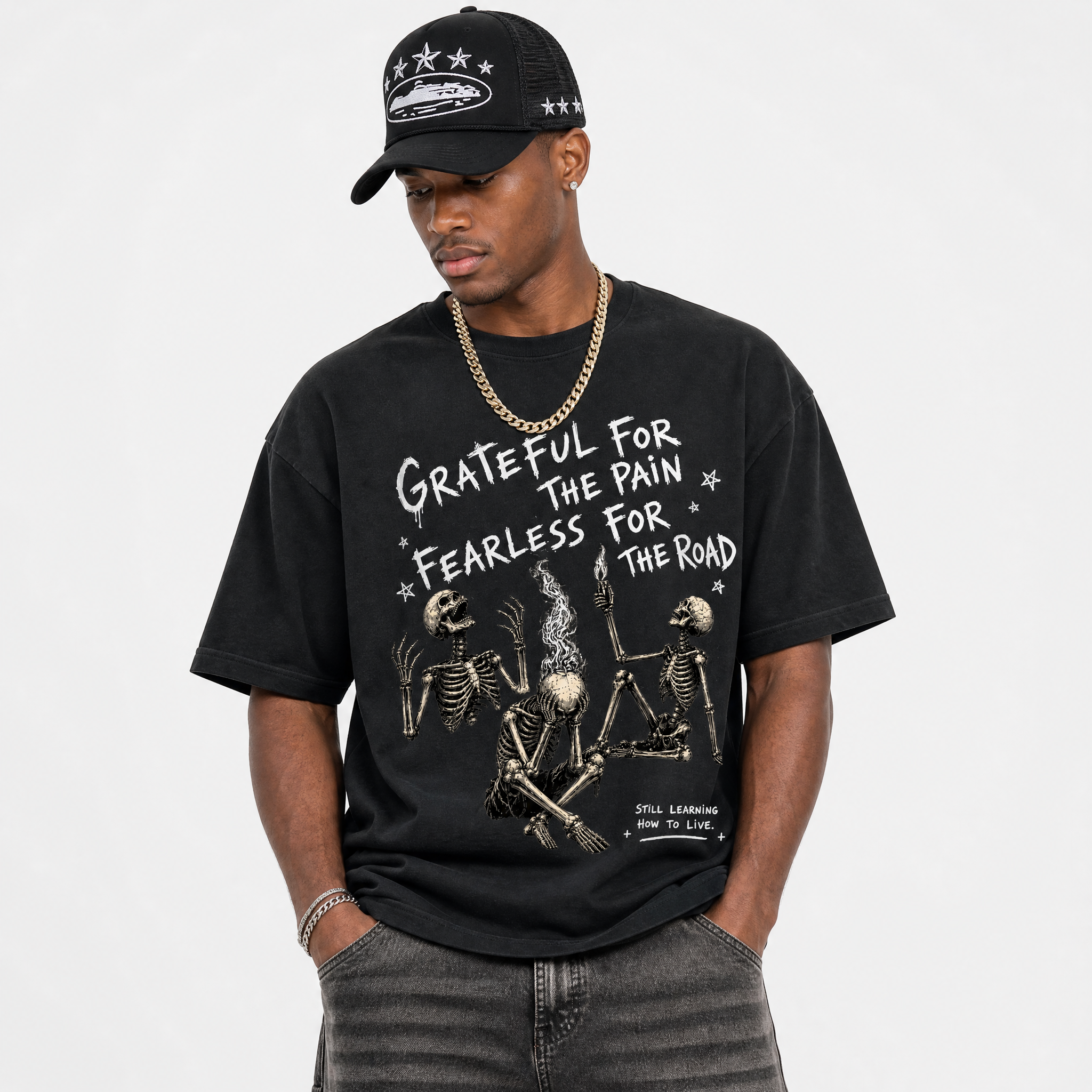Fearless Road Premium Graphic T-shirt