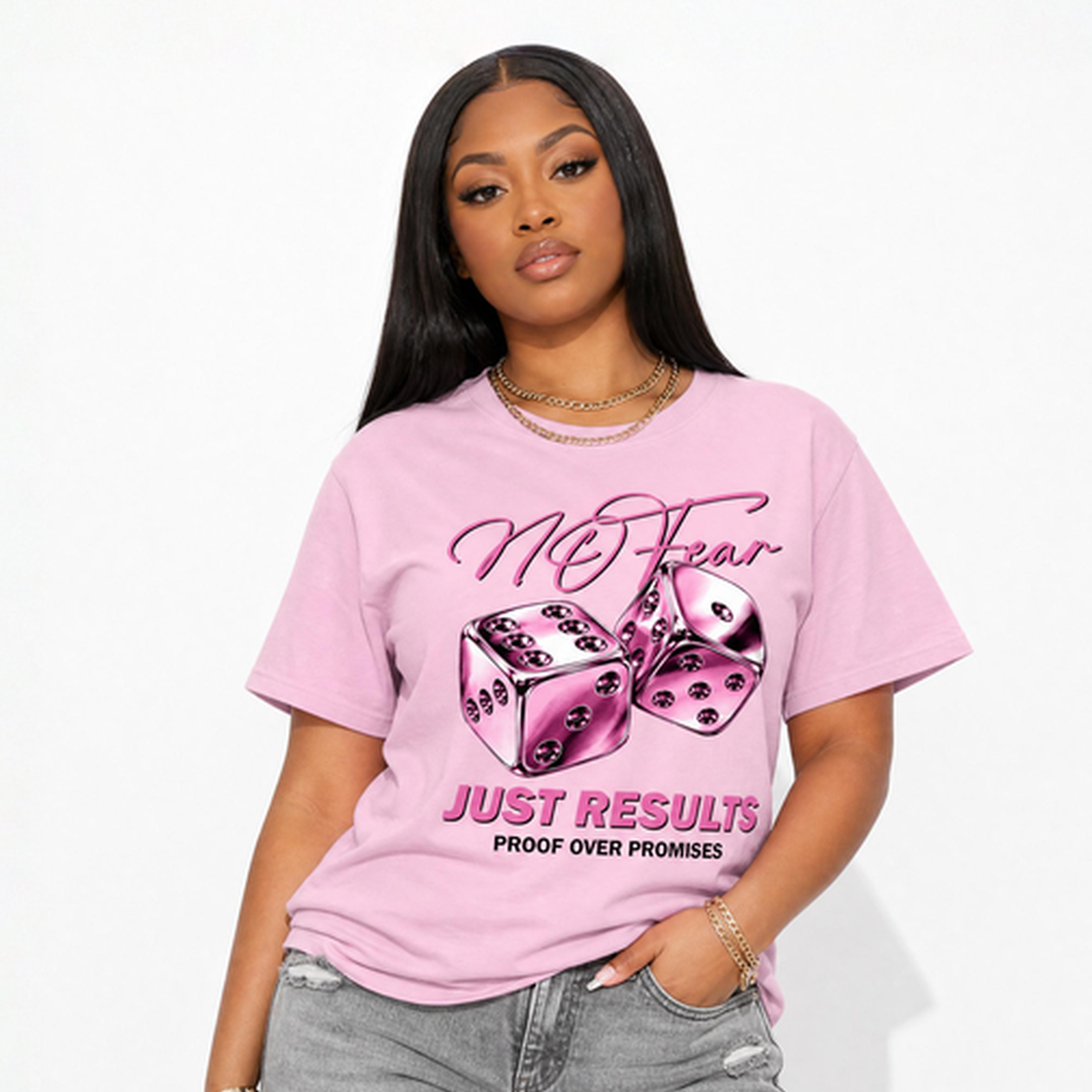 No Fear Premium Graphic T-shirt - Air Jordan 6 Playful Pink