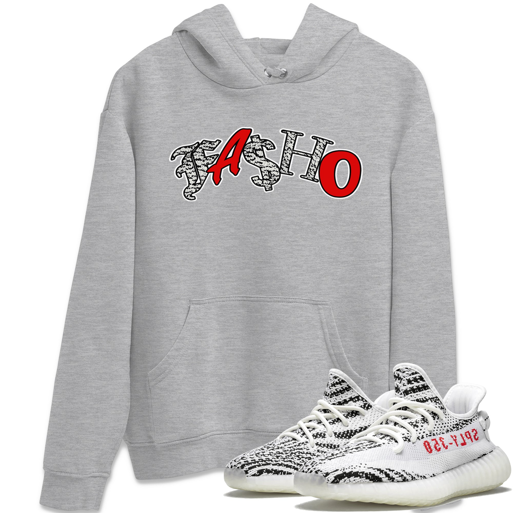 Yeezy 350 Zebra Sneaker Match Tees Fasho Sneaker Tees Yeezy Boost 350 V2 Zebra Sneaker Release Tees Unisex Shirts Heather Grey 1