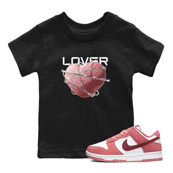 Dunk Valentines Day 2024 shirt to match jordans Heart Lover sneaker tees Dunk Valentines Day 2024 SNRT Sneaker Release Tees Baby Toddler Black 1 T-Shirt