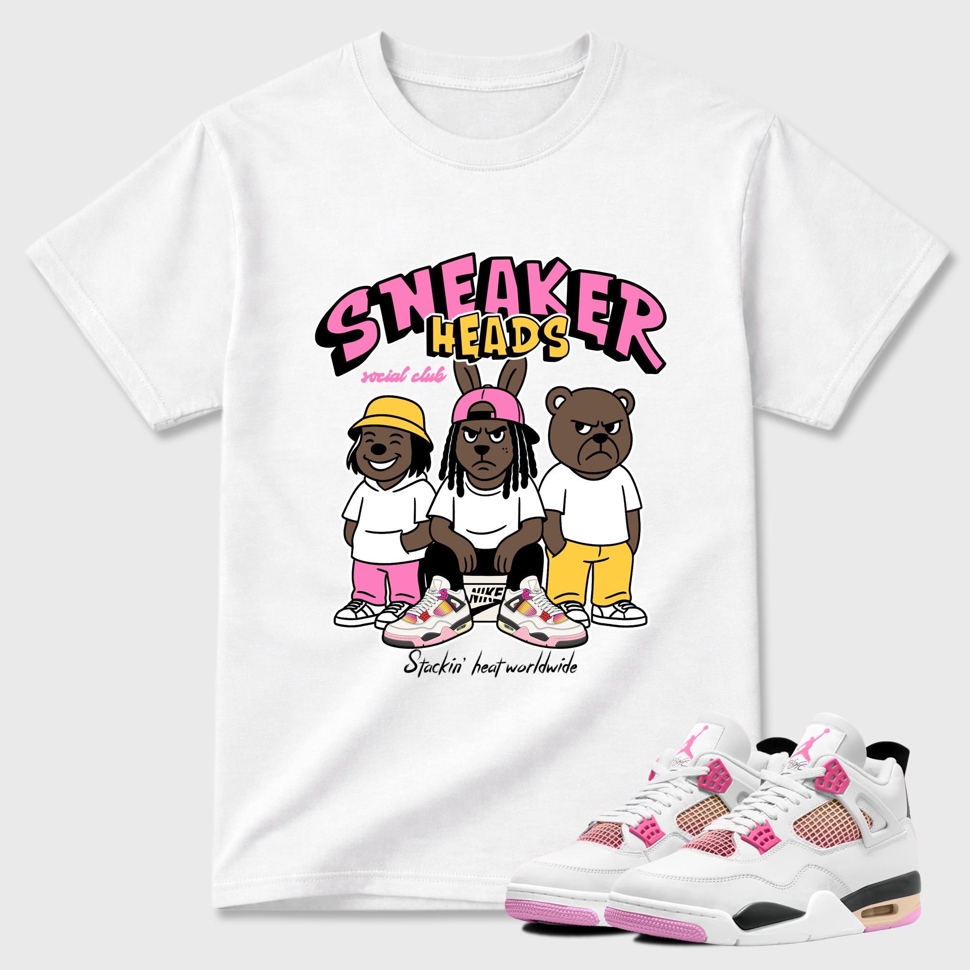 Sneakerheads Social Club Premium Graphic T-shirt - SNRT Sneaker T-shirts