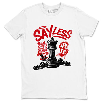 Say Less SNRT Sneaker Tees - Air Jordan 1 Low Chicago - SNRT Sneaker T-shirts