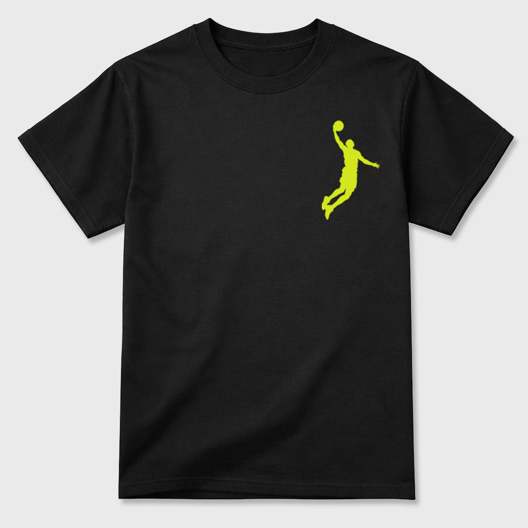 Above The Rim Graphic T-Shirt featuring original streetwear artwork designed to match the . Black Graphic T-Shirt.