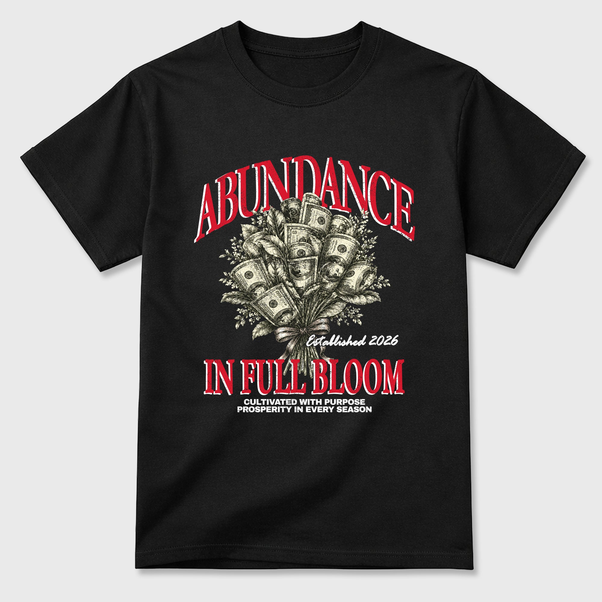 Abundance Graphic T-Shirt featuring original streetwear artwork designed to match the Air Max 95 Reverse Solar Red. Black 2 Graphic T-Shirt.