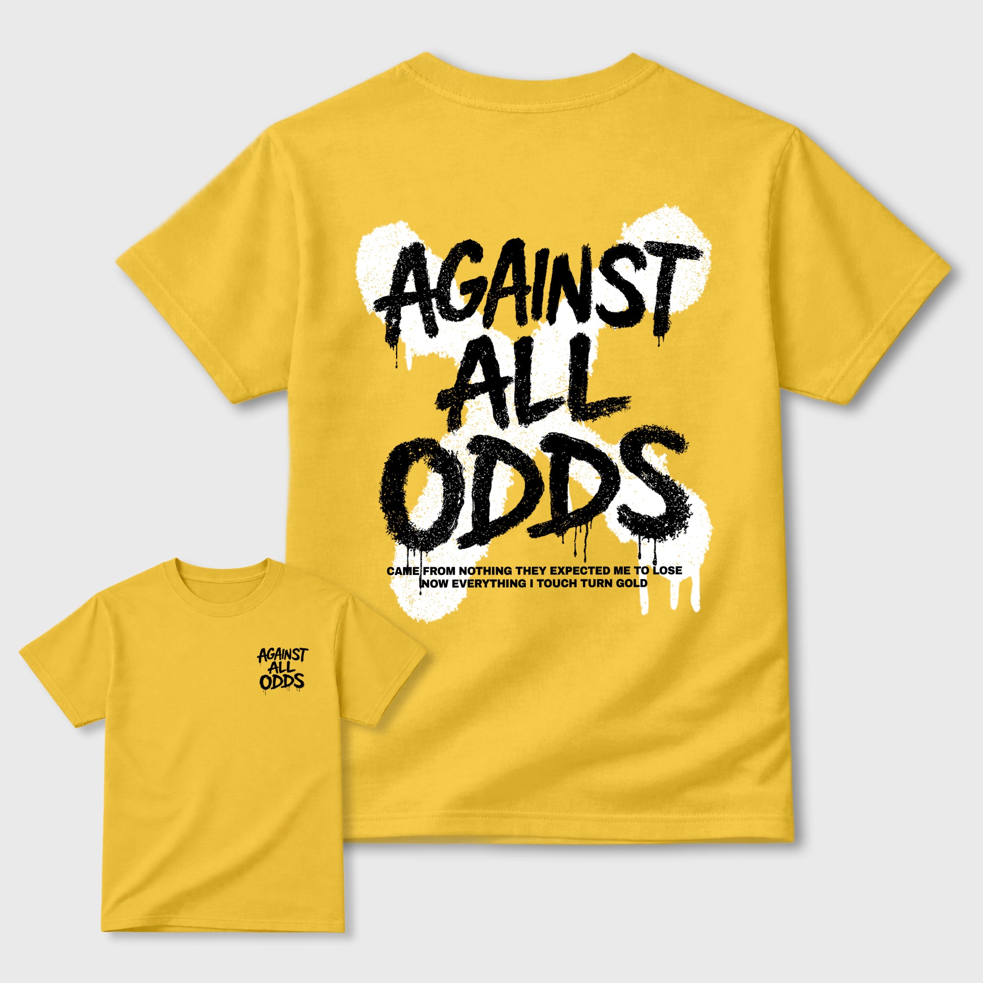 Against All Odds Graphic T-Shirt featuring original streetwear artwork designed to match the . Daisy Graphic T-Shirt.