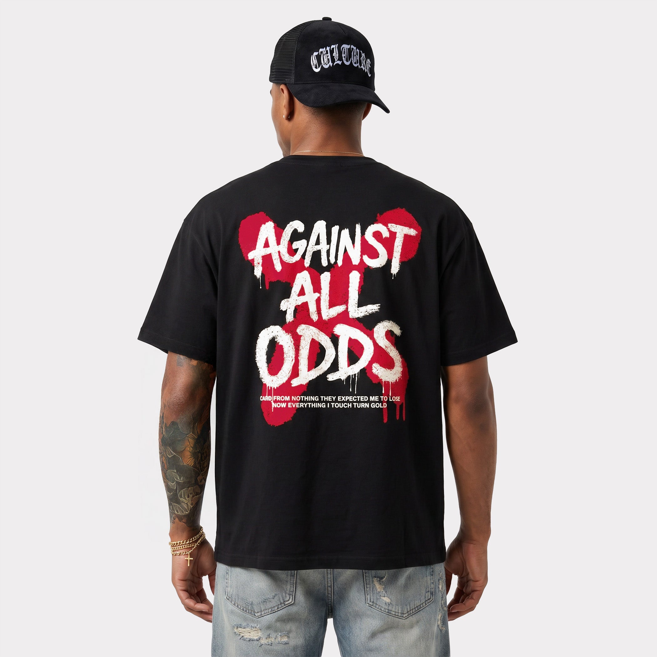 Against All Odds SNRT Sneaker Tees - Air Jordan 4 Toro Bravo - SNRT Sneaker T-shirts