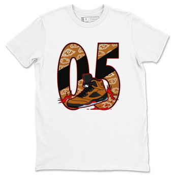 5s Archaeo Brown shirts to match jordans Aggressive Dribble sneaker match tees Air Jordan 5 Archaeo Brown match shoes to clothes SNRT Sneaker Tees unisex cotton White 2 shirts