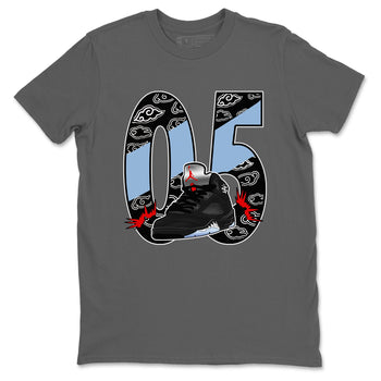 5s Reimagined shirts to match jordans Aggressive Dribble best t shirts to wear with jordans Air Jordan 5 Reimagined match shoes to clothes SNRT Sneaker Tees unisex cotton Cool Grey 2 shirts