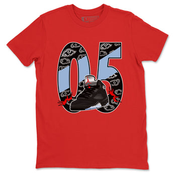 5s Reimagined shirts to match jordans Aggressive Dribble best t shirts to wear with jordans Air Jordan 5 Reimagined match shoes to clothes SNRT Sneaker Tees unisex cotton Red 2 shirts