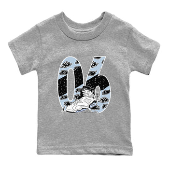 6s White Black shirt to match jordans Aggressive Dribble sneaker tees Air Jordan 6 White Black SNRT sneaker release tees baby toddler Heather Grey 2 cotton Shirt