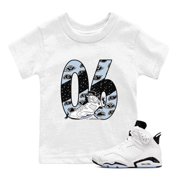 6s White Black shirt to match jordans Aggressive Dribble sneaker tees Air Jordan 6 White Black SNRT sneaker release tees baby toddler White 1 cotton Shirt