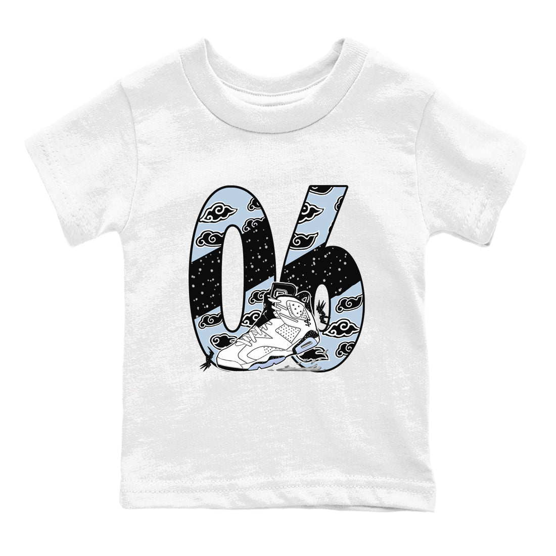 6s White Black shirt to match jordans Aggressive Dribble sneaker tees Air Jordan 6 White Black SNRT sneaker release tees baby toddler White 2 cotton Shirt