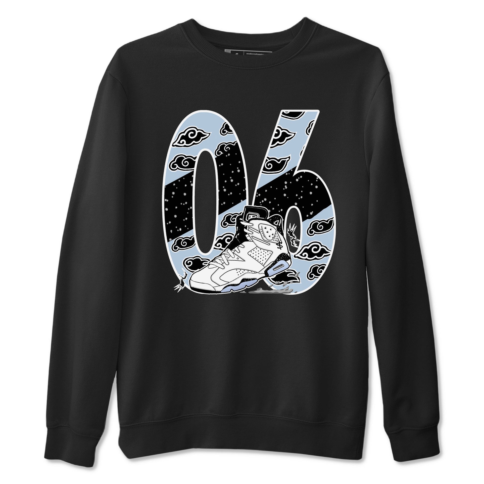 6s White Black shirt to match jordans Aggressive Dribble sneaker tees Air Jordan 6 White Black SNRT Sneaker Release Tees unisex cotton Black 2 crew neck shirt