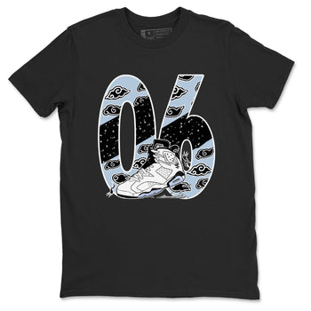 6s White Black shirt to match jordans Aggressive Dribble sneaker tees Air Jordan 6 White Black SNRT Sneaker Release Tees unisex cotton Black 2 crew neck shirt