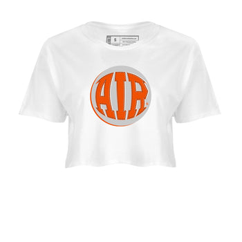 Air Max 1 OG '86 'Summit White and Cosmic Clay shirts to match jordans AIR sneaker match tees Air Max 1 Cosmic Clay match shoes to clothes SNRT Sneaker Tees unisex cotton White 2 crop tee