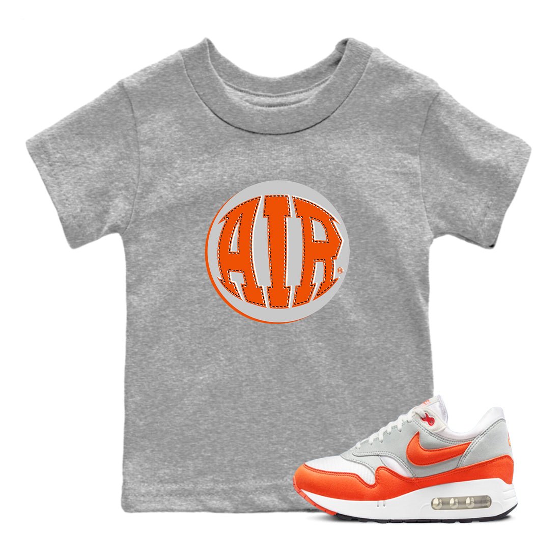 Air Max 1 OG '86 'Summit White and Cosmic Clay shirts to match jordans AIR sneaker match tees Air Max 1 Cosmic Clay match shoes to clothes SNRT Sneaker Tees Youth Baby Heather Grey 1 tee