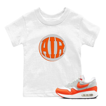 Air Max 1 OG '86 'Summit White and Cosmic Clay shirts to match jordans AIR sneaker match tees Air Max 1 Cosmic Clay match shoes to clothes SNRT Sneaker Tees Youth Baby White 1 tee