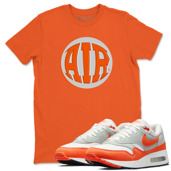 Air Max 1 OG '86 'Summit White and Cosmic Clay shirts to match jordans AIR sneaker match tees Air Max 1 Cosmic Clay match shoes to clothes SNRT Sneaker Tees unisex cotton Orange 1 shirts