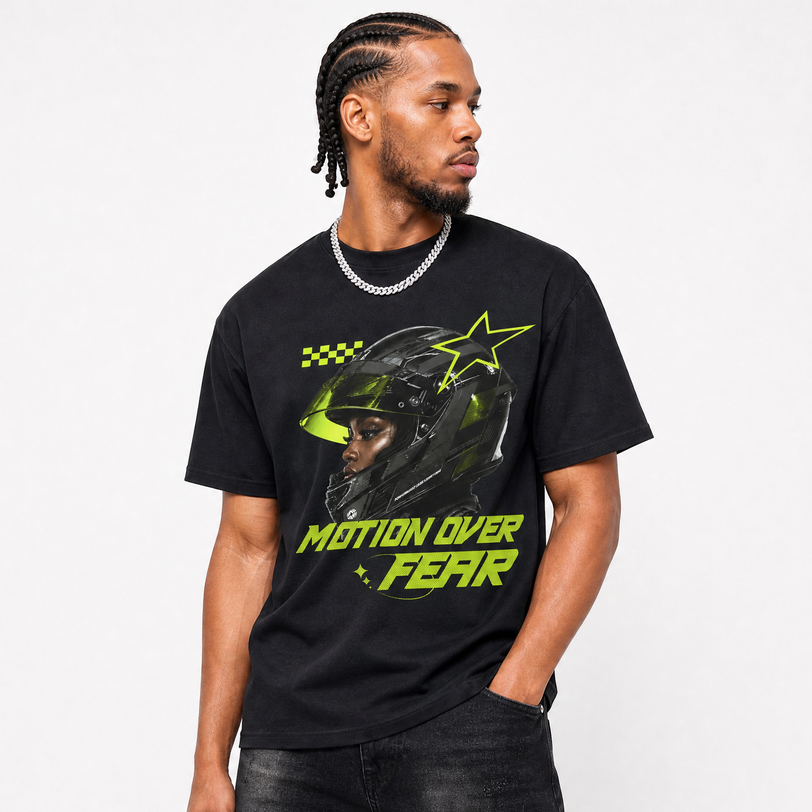 Motion Over Fear Graphic tee