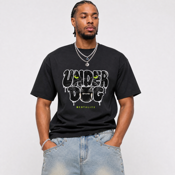 Under Dog Mentality SNRT Sneaker Tees - Air Foamposite Pro Black - SNRT Sneaker T-shirts