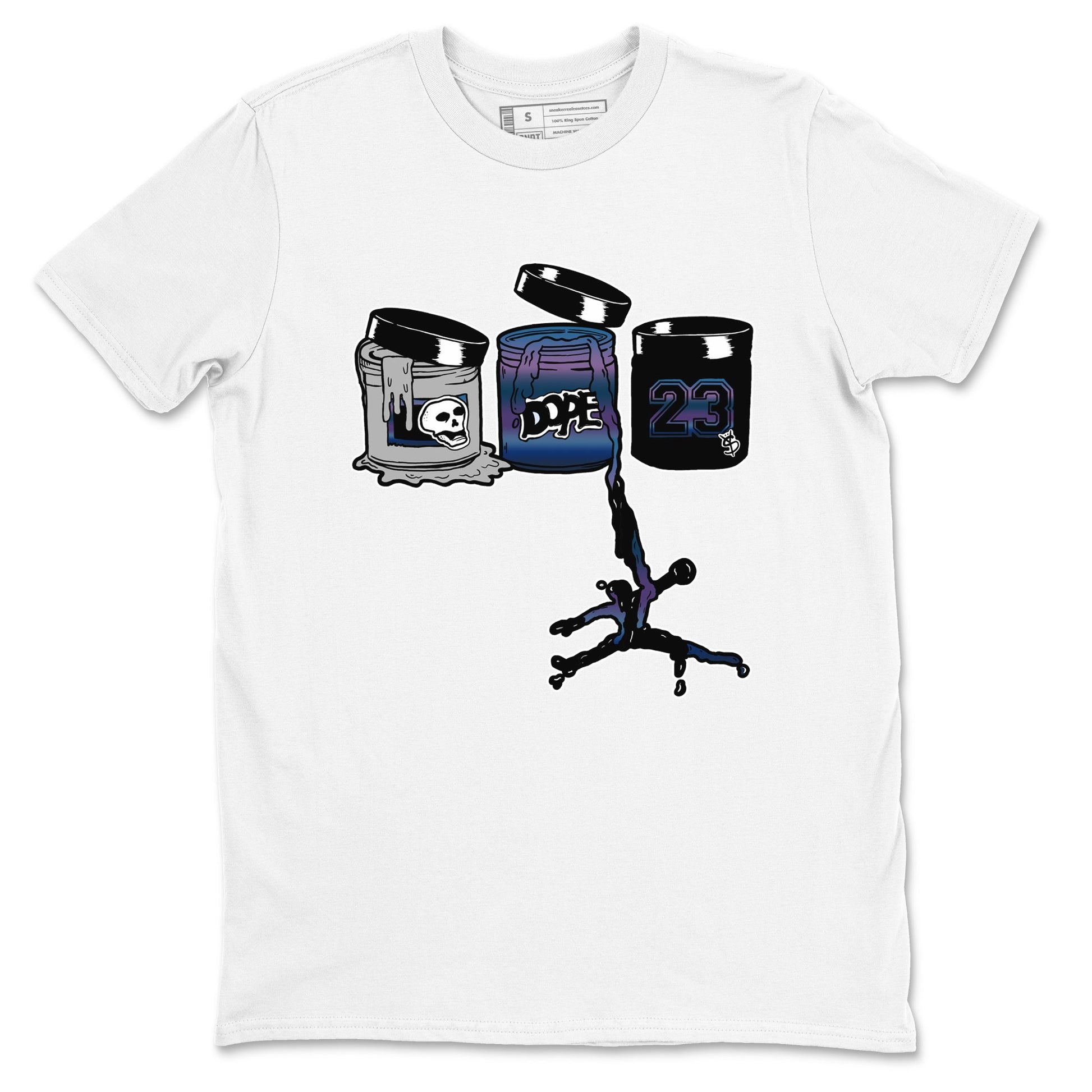 Air Foamposite One Galaxy shirts to match jordans Jordan Paint sneaker match tees Air Foamposite One Galaxy SNRT Sneaker Release Tees unisex cotton White 2 crew neck shirts
