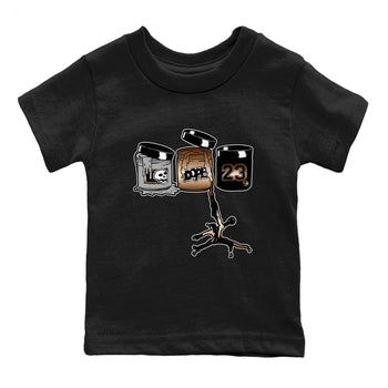 Air Foamposite One Metallic Copper shirts to match jordans Jordan Paint sneaker match tees Air Foamposite One Metallic Copper SNRT Sneaker Release Tees Youth Baby Black 2 crew neck shirts