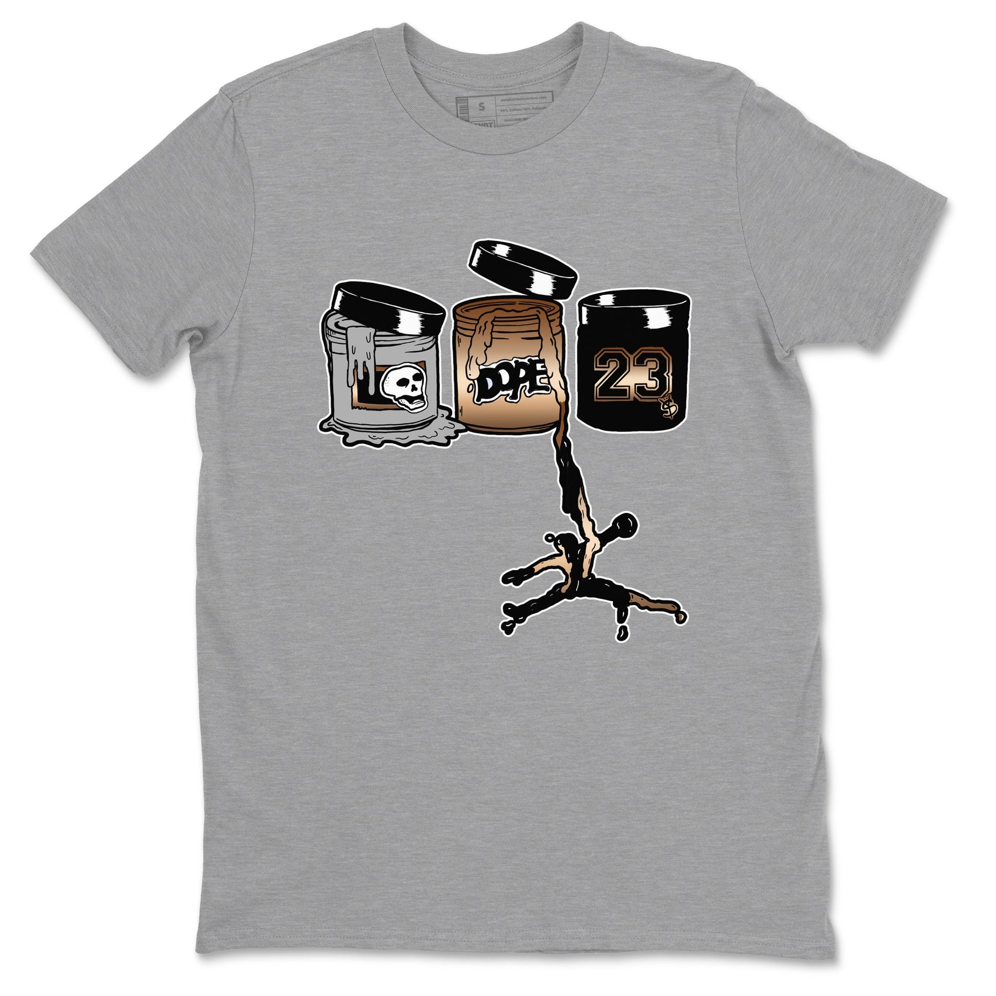 Air Foamposite One Metallic Copper shirts to match jordans Jordan Paint sneaker match tees Air Foamposite One Metallic Copper SNRT Sneaker Release Tees unisex cotton Heather Grey 2 crew neck shirts