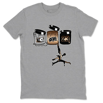 Air Foamposite One Metallic Copper shirts to match jordans Jordan Paint sneaker match tees Air Foamposite One Metallic Copper SNRT Sneaker Release Tees unisex cotton Heather Grey 2 crew neck shirts