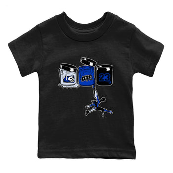 Air Foamposite One Royal shirts to match jordans Jordan Paint sneaker match tees Air Foamposite One Royal SNRT Sneaker Release Tees Youth Baby Black 2 crew neck shirts