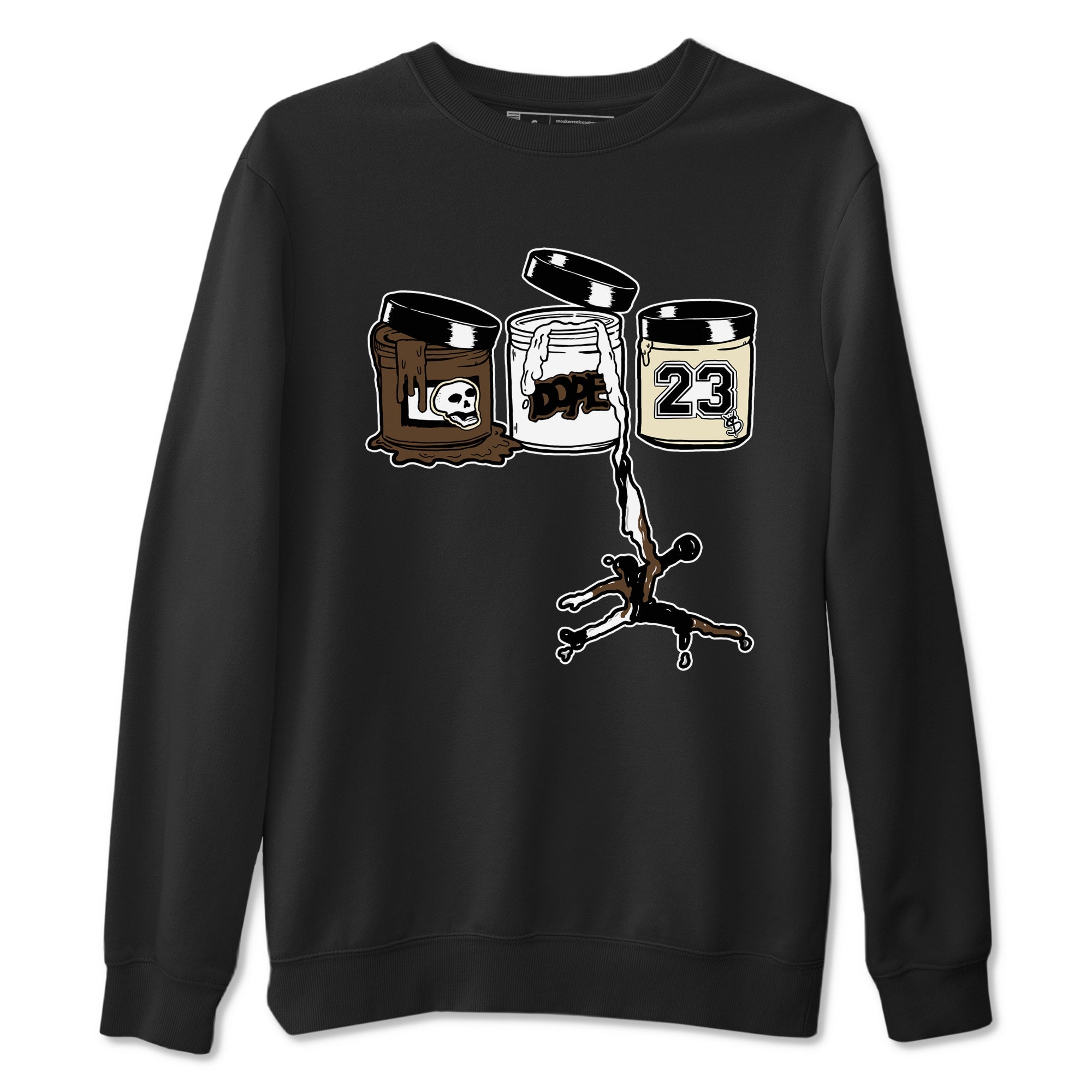 1s Mocha Shirts To Match Jordans Jordan Paint sneaker match tees Air Jordan 1 Mocha Tee SNRT Sneaker Release Tees unisex cotton Black 2 crew neck shirts