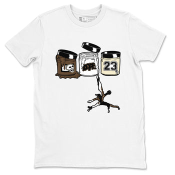 1s Mocha Shirts To Match Jordans Jordan Paint sneaker match tees Air Jordan 1 Mocha Tee SNRT Sneaker Release Tees unisex cotton White 2 crew neck shirts